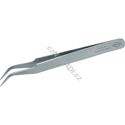 Knipex Pinzeta přesná špičatá zahnutá. 92-32-29 KN92-32-29