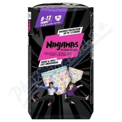 Ninjamas Pyjama Pants .27-43 kg Heart 9 ks