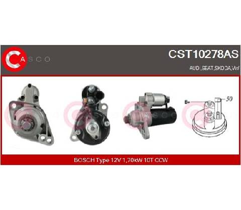 Štartér CASCO CST10278AS