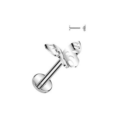 Šperky4U piercing do brady motýl TIT1350-1208