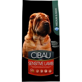 Cibau dog Adult sensitive lamb Medium and maxi 12 kg