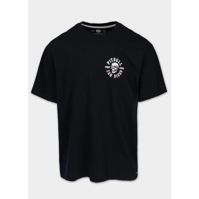 PitBull West Coast tričko Skull logo čierne