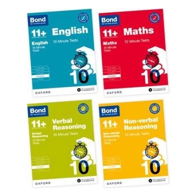 Bond 11+ 10 Minute Tests Bundle with Answer Support 8-9 years for GL Assessment & other 11 plus exams - Bond 11+