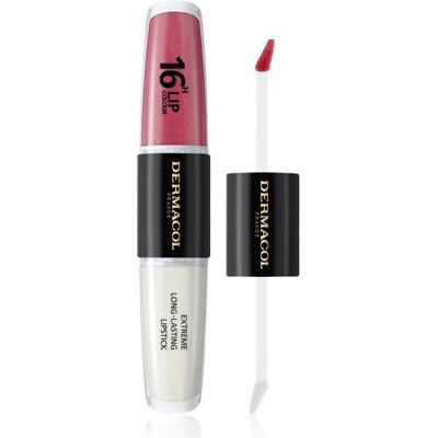 Dermacol 16H Lip Colour dlhotrvajúci rúž a lesk na pery 39 2 x 4 ml