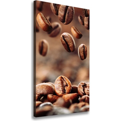 Vertikálny foto obraz na plátne do obývačky Zrnká kávy 50x100 cm