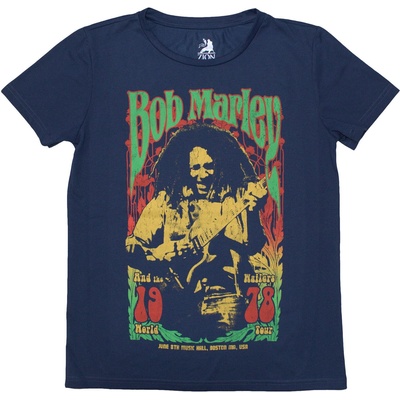 Bob Marley 1978 Denim Blue S Дамски Риза (BMATS81LD01)