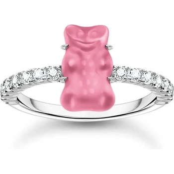 Thomas Sabo Пръстен Thomas Sabo x HARIBO Mini Pink Goldbear Zirconia EU54 (TR2459-052-9-52)
