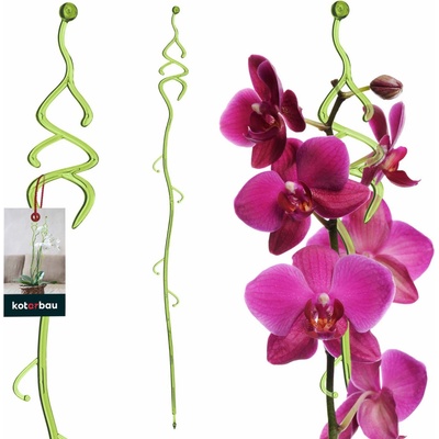 Podpora rastlín plastová zelená 55 cm