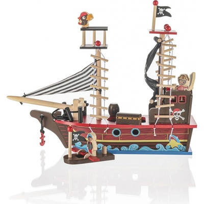 Zopa Dřevěná pirátská loď