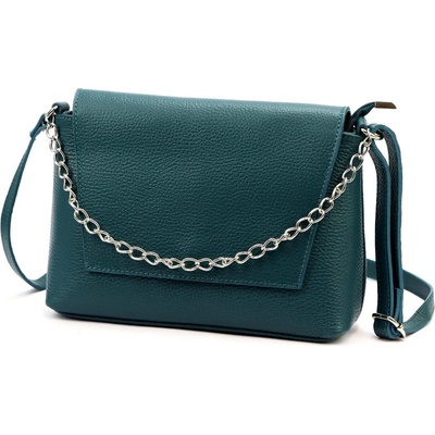 Luka kožená kabelka petrolejová KZ54833