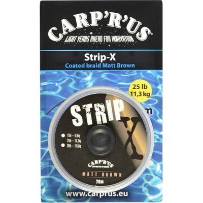 Carp ´R´ Us šnúra Strip-X 25lb 20m Matt Brown