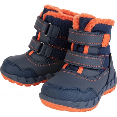 Lupilu dětská zimní obuv navy modrá / oranžová – Zboží Dáma Lupilu dětská zimní obuv navy modrá / oranžová – Zboží Dáma