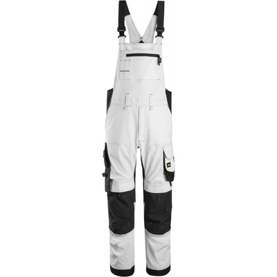 AllroundWork Snickers Workwear nohavice laclové Stretch bílé