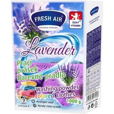 Fresh Air Prací prášek na barevné prádlo Lavender 1 kg