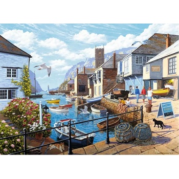 Ravensburger - Puzzle Tranquil Harbour - 500 piese