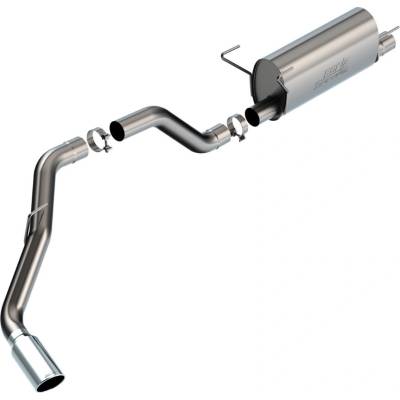 Borla " Cat-Back výfukový systém ""S-Type"" pro Ram 2500/3500 6.4l V8 AT, 2WD/4WD, 2/4-dvéř., RC/LB, CC/SB, CC/LB, MC/SB, r.v. 2019-2022 chromové " – Hledejceny.cz
