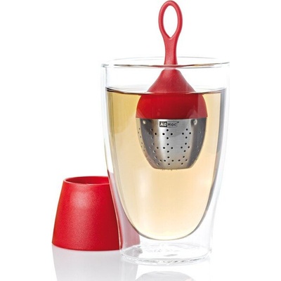 AdHoc Инфузер за чай Floatea червен (TE09)
