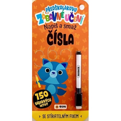 Předškolákovo zábavné učení Čísla napiš a smaž