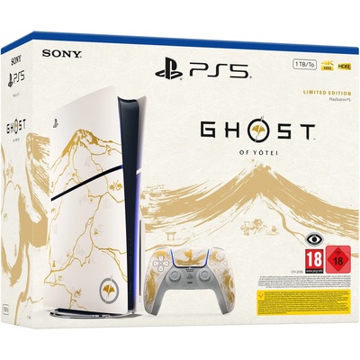 Sony PlayStation 5 (PS5) Slim Ghost of Yōtei Gold Limited Edition