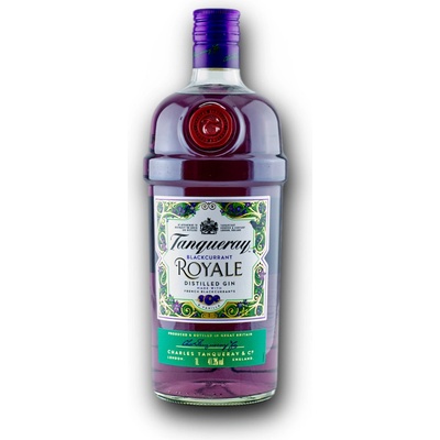 Tanqueray Blackcurrant Royale 41.3% 1 l (čistá fľaša)