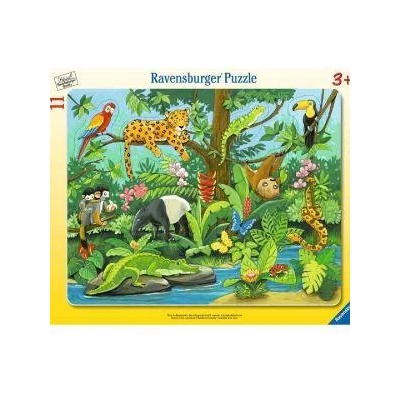 Ravensburger Пъзел Ravensburger 11 части - Тропически животни, 7005140