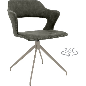 Carmen Трапезен стол rapla 1 - тъмносив 09