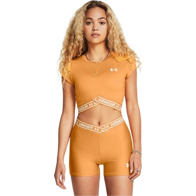 Under Armour Къса блуза Under Armour Cross Crop Top - Orange