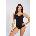 Gatta Bodywear Дамско боди тип потник в черноeh-1056-black - Черен, размер s