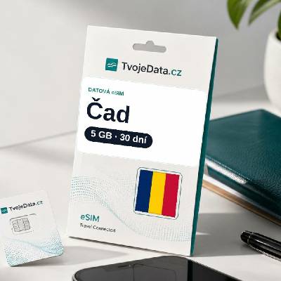 eSIM Čad 5 GB / 29 dní