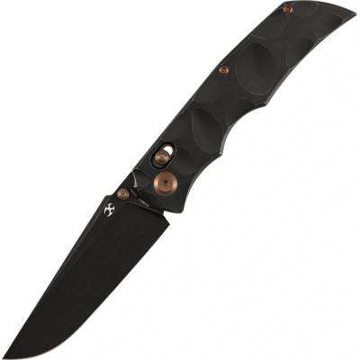 Kansept SIF Blackwash CPM S35VN Blackwash Titanium with Dimples K1100V3