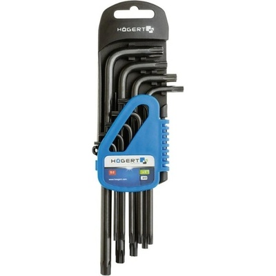 Högert Sada 9 ks TORX klíčů S2 925.0127