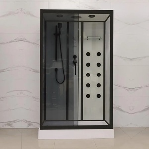 Inter Ceramic Хидромасажна душ кабина "ВИЛИЯ" ICSH 8536, 80x120x215см, 5мм (8536)