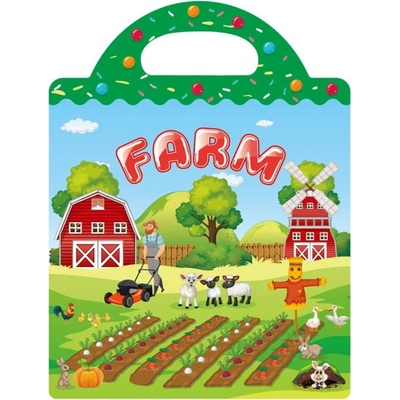Znovu oužitelné samolepky pro děti Farm