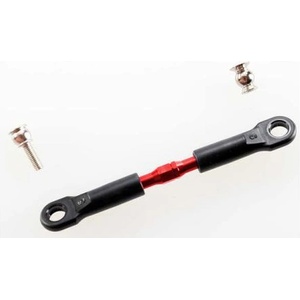 Traxxas алуминиев регулируем свързващ прът 39mm червен с накрайници
