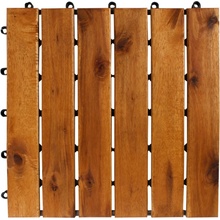 Linder Exclusiv terasové dlaždice 30 x 30 cm akácie 11 ks