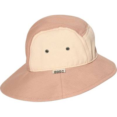 Ki ET LA Кемпер шапка със защита Ki ET LA - UPF50+, 0-1 г, 43-46 cm, Natural/Pink (KB1NP)
