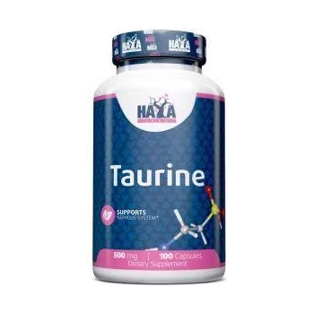 Haya Labs Аминокиселини - Таурин, Haya Labs, 500mg. , 100 Caps. , 7