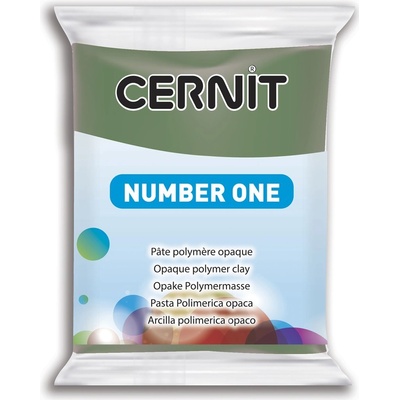 Cernit Number one olivová zelená 56 g 645