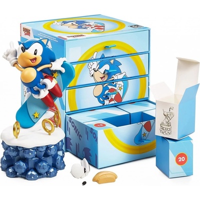 Numskull Adventní kalendář Sonic the Hedgehog Figurka Sonic Stavebnice