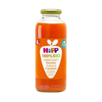 HiPP 100 % BIO Karotková 330 ml