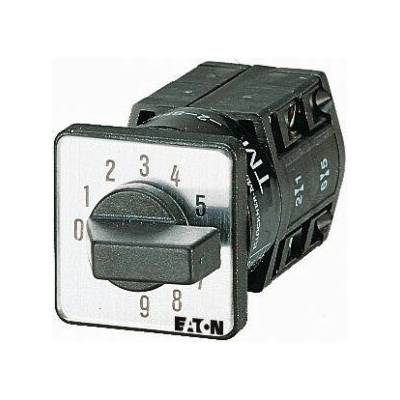 Eaton Vačkový spínač 0-1-2-3-4-5-6-7-8-9 1P 10A pro zapuštěnou montáž TM-2-8550/EZ 000699