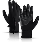  Зимни ръкавици за тъч екрани - HR Anti-Slip Winter Sport Gloves XL (черен) - dice - 29,00 лв