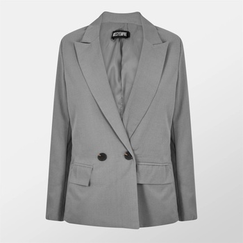 Missy Empire Сако Missy Empire Women's Oversized Long Sleeve Tailored Blazer - Grey