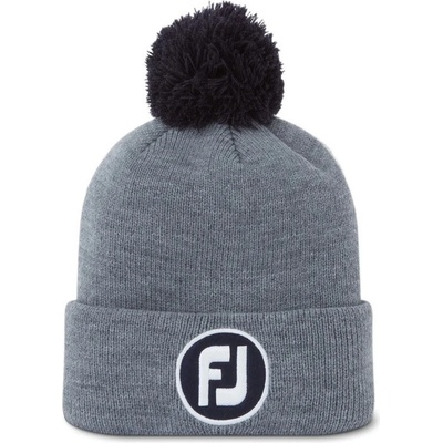 FootJoy kulich Solid Pom Pom černo šedý