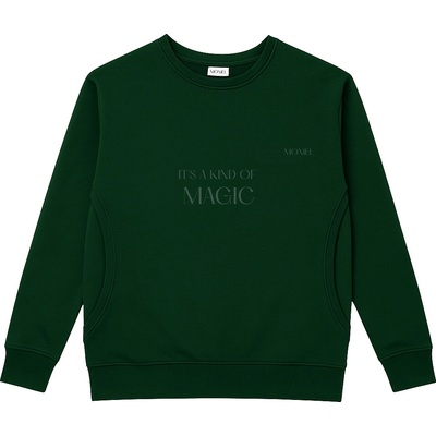 Moniel kojící mikina It's a kind of MAGIC krátká Basic Dark Green
