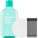 Jumiso Blackhead Melting Softner + Cotton Pads + Cotton Swabs - Продукт за грижа за пори и черни точки + памучни тампони + клечки за уши 150мл/40бр/10бр