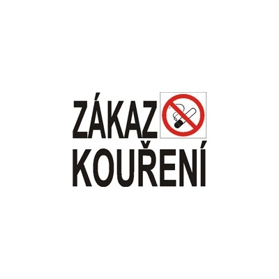 ZÁKAZ KOUŘENÍ A5, plast 694p