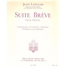 Suite Breve noty pre organ od Jean Langlais