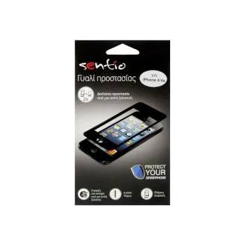 Image 1 of Sentio Tempered Glass Screen Protector for iPhone 4/4S Black