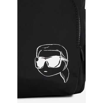 KARL LAGERFELD Раница Karl Lagerfeld в черно малък размер с изчистен дизайн A2W30180 (A2W30180)